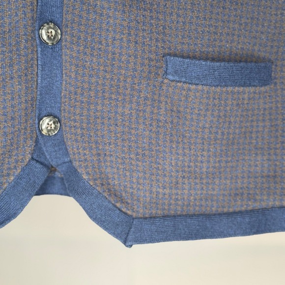 Jos A Bank Reserve Silk Blend Sweater Vest Traditional Fit L - Picture 6 of 9